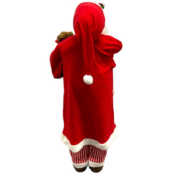 Vintage Four Foot Santa In Pajamas - Picture 10 of 16